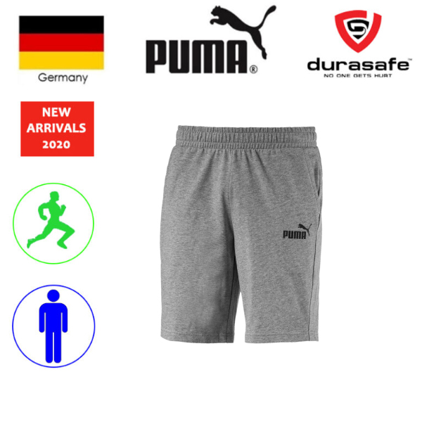 PUMA 85199403 Heather - Shorts Gray Medium Sports ESS Durasafe Thailand Wear Work Shop Jersey and Best Wear Store - Online