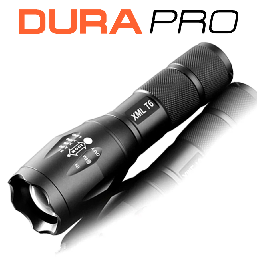 DuraPro CREE T6 LED flashlight 10000 lumens